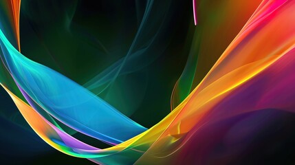 Beautiful seven color pastel abstract desktop wallpaper
