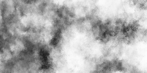 Grunge texture of a cloudy abstract white surface, Black And White Splashes And Stains with grunge texture, Abstract black and white cloudy watercolor background painting texture.