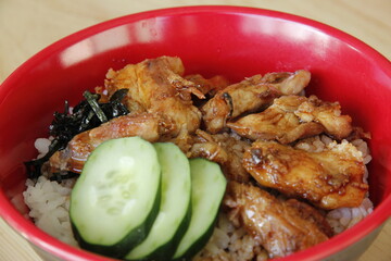 chicken and vegetables