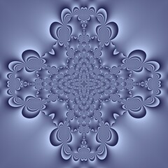 motif vintage romantique carré en dégradés de bleu-violet avec des effets de lumière pour utilisations diverses
