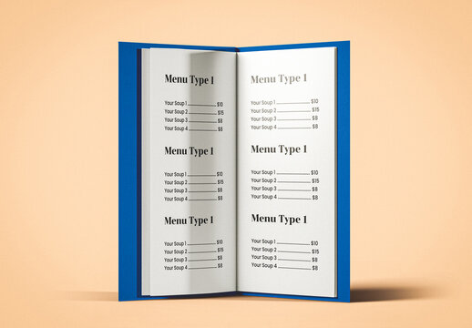Opened Menu Mockup