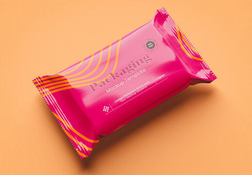 Wet Wipes Packaging Mockup