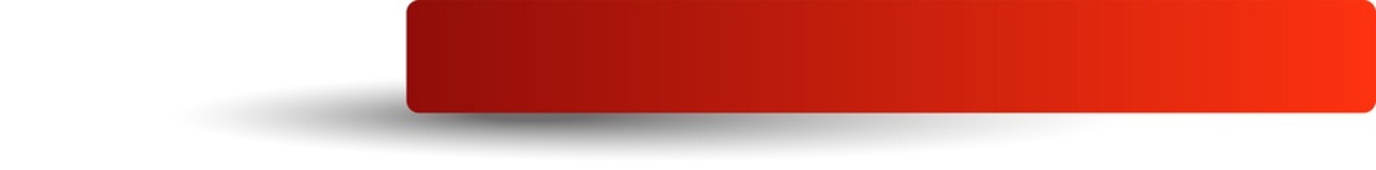 Obraz premium Red blank paper scraps with shadows, banners, label