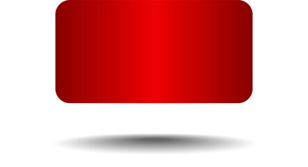 Red blank paper scraps with shadows, banners, label