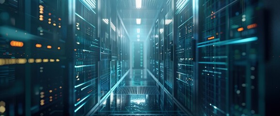 Technology Abstract, Data Center Schematics, Technology Abstract Background