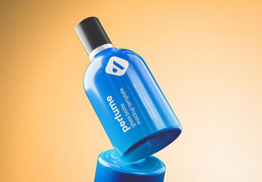 Small Perfume Bottle Mockup