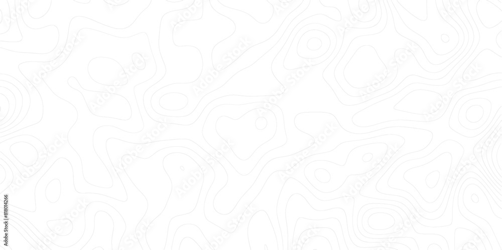 Poster Topographic map background with geographic line. Line topography map contour background, geographic grid. Paper Texture Imitation of a Geographical map shades .