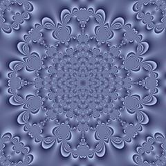 motif vintage romantique carré en dégradés de bleu-violet avec des effets de lumière pour utilisations diverses
