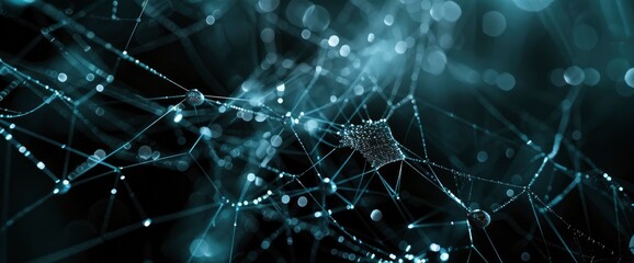 Technology Abstract, Digital Algorithm Webs, Technology Abstract Background