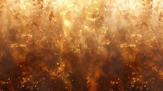 Gradient background with a blend of gold and bronze creating a luxurious and inviting effect