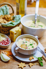 käsesuppe senfsterne