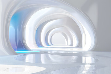 Obraz premium Empty hall of modern architectures&nbsp; 
