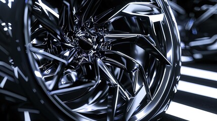 Sharp futuristic electric car ally ram UHD wallpaper