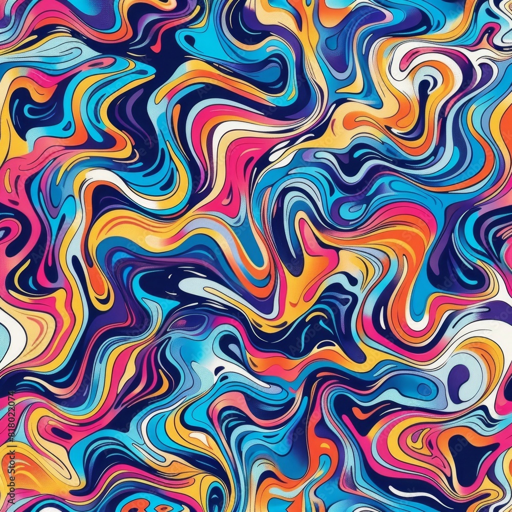 Poster abstract pattern that captures the essence of motion,