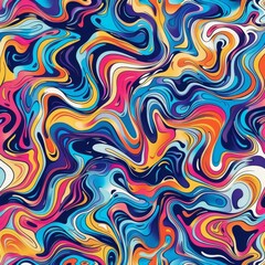 Fototapeta premium Abstract Pattern that captures the essence of motion, 