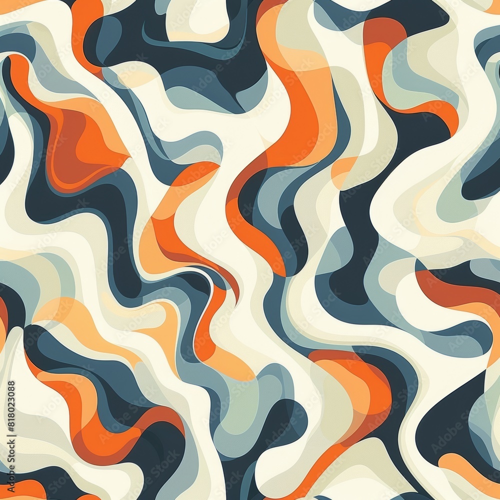 Poster abstract pattern that embraces the concept of transformation