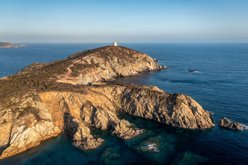 Aerial View of Capo Malfatano, Teulada, South Sardinia, Italy