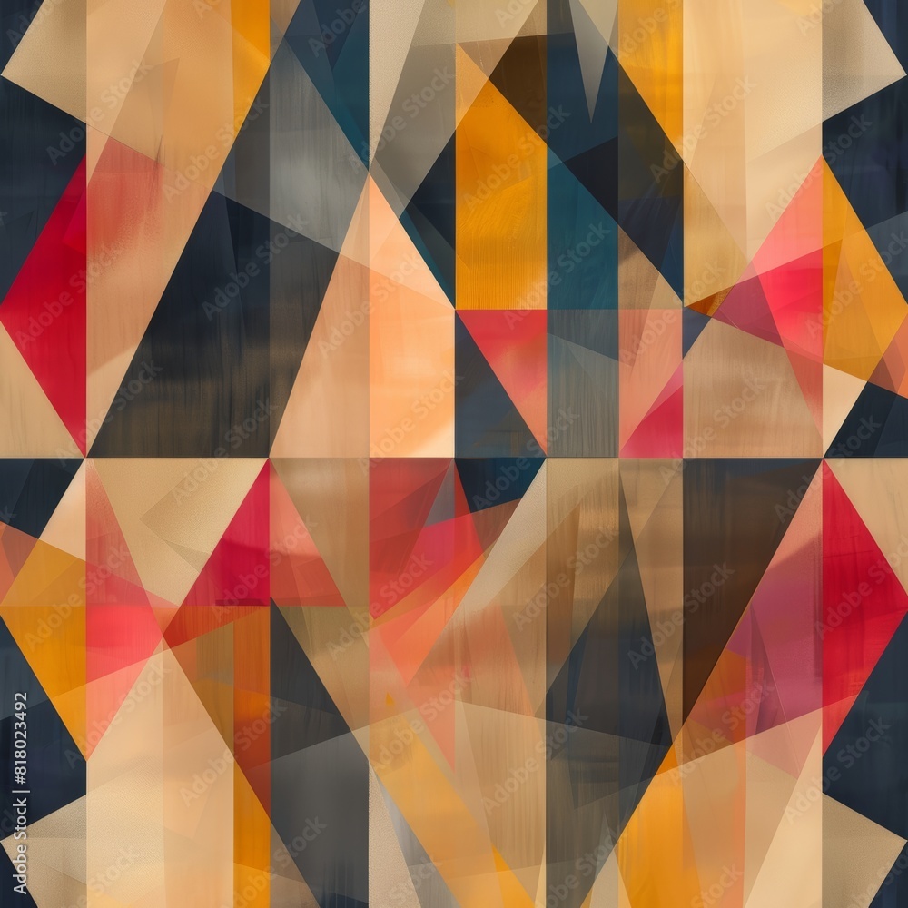 Poster abstract pattern that plays with contrasts