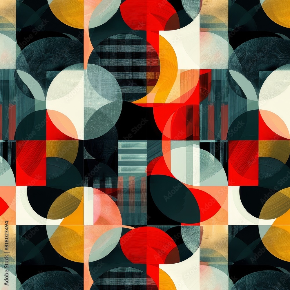 Aufkleber abstract pattern that plays with contrasts