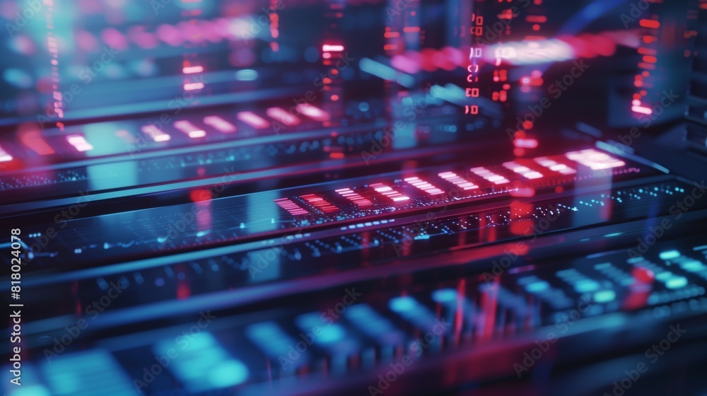 Poster advanced dna sequencing tech displays detailed genetic data, showcasing biotech progress.