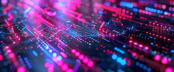 Technology Abstract, Blockchain Algorithm Patterns, Technology Abstract Background