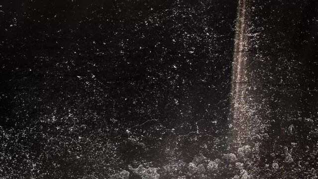 Film noise grain texture Retro vintage screen Negative film with Scratched strips old footage effect. High quality 4k footage