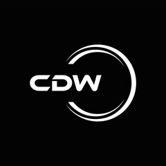 CDW logo. C D W design. White CDW letter. CDW, C D W letter logo design. C D W letter logo design in FIVE, FOUR, THREE, style. letter logo set in one artboard. C D W letter logo vector design.