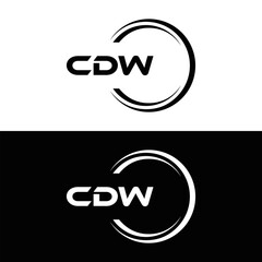 CDW logo. C D W design. White CDW letter. CDW, C D W letter logo design. C D W letter logo design in FIVE, FOUR, THREE, style. letter logo set in one artboard. C D W letter logo vector design.