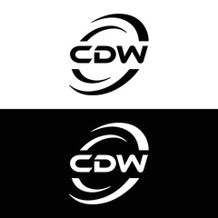 CDW logo. C D W design. White CDW letter. CDW, C D W letter logo design. C D W letter logo design in FIVE, FOUR, THREE, style. letter logo set in one artboard. C D W letter logo vector design.