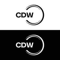 CDW logo. C D W design. White CDW letter. CDW, C D W letter logo design. C D W letter logo design in FIVE, FOUR, THREE, style. letter logo set in one artboard. C D W letter logo vector design.