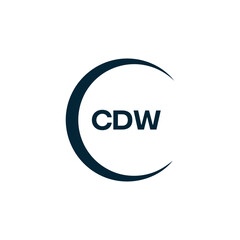 CDW logo. C D W design. White CDW letter. CDW, C D W letter logo design. C D W letter logo design in FIVE, FOUR, THREE, style. letter logo set in one artboard. C D W letter logo vector design.