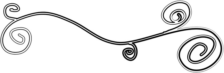 Decorative border set. Floral and vintage