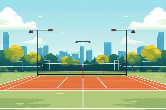 Tennis Court Cartoon Images – Browse 7,597 Stock Photos, Vectors, and ...