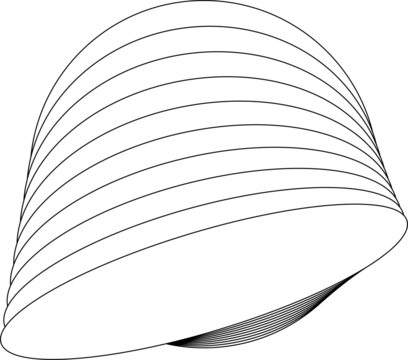 Oval white frame overlapping for badges, logo, label, banner