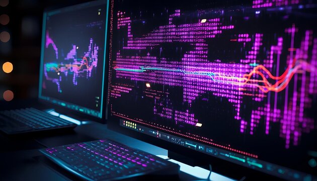 Generate a visual of a computer screen with a genetic code editor open, highlighting editable sequences