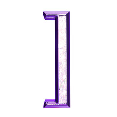 Ice symbol in a purple frame