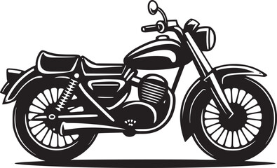 Fototapeta premium motorcycle bike silhouette