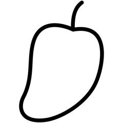 mango line icon