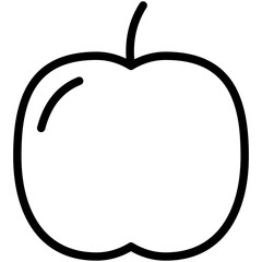 apple line icon