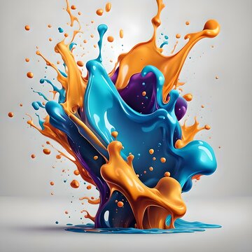 splash of paint