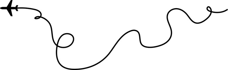 Airplane routes, plane paths, travel