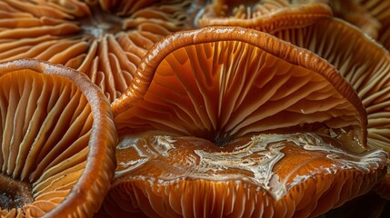 Wood with mushroom for background UHD wallpaper