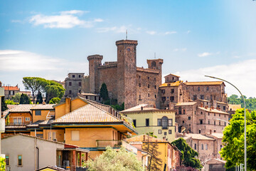 View of Lake Bolsena, province of Viterbo, Lazio, central Italy