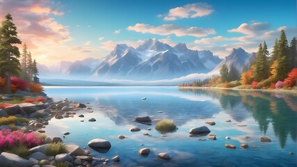 Explore the breathtaking beauty of the world's most unique and diverse lakes, rendered in stunning...