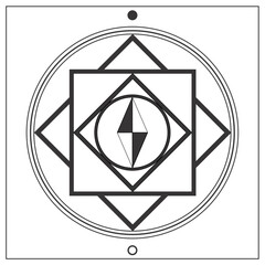 Radiesthesic graphics - radiesthesia