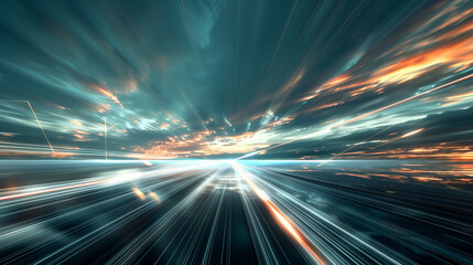 Obraz premium speed motion blur