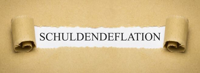 Schuldendeflation