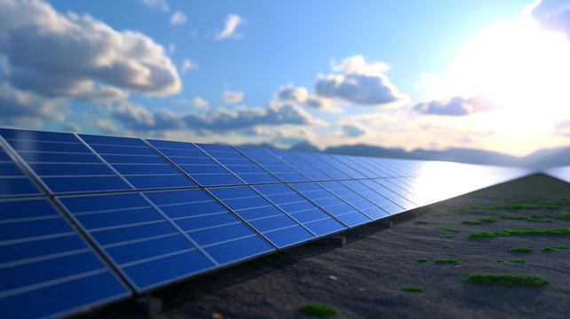 granja solar, energ&iacute;a renovable, cuidado ambiental   