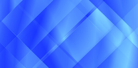 Obraz premium abstract blue background with light multiply and gradient color line and stripe patterns, Digital shiny geometric fractal pattern, geometric wall metal texture tech diagonal and triangle background.