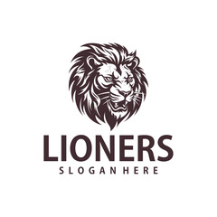 Lion king logo vector illustration